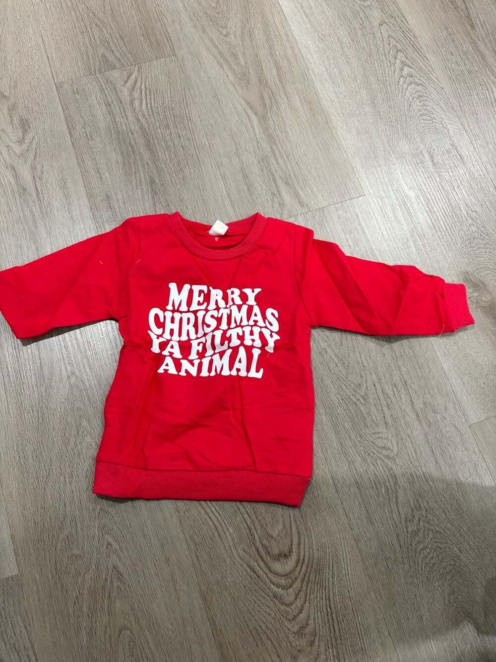 Beautooly Toddler Boy Merry Christmas Ya Filthy Animal Sweatshirt